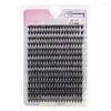 Ciglia false 80d finto in finto 280pcs ciglia cluster 0,07 mm d riccio