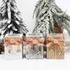 Kerzenhalter Retro 3PCS Holzdekoration Kerzensechlestick Weihnachten Vintage Esstisch Rustikale Hochzeitsfeier Home Decor Decor