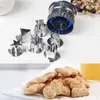 Baking Moulds 7 Pcs/Set Cookie Cutters Set DIY Mold Stainless Steel Biscuit Eco-Friendly Cake Fondant Mould