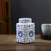 Storage Bottles Kitchen Tea Jar Multi-use Holder Exquisite Ceramic Container