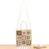 Ужин -пакет новый оптовый розничный розничный богемный стиль тканая сумка цветок сплайсинг пастырские женские