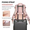 Backpack Women Travel Waterproof Laptop Bag USB Charging Port Boarding Business Luggage With Shoes Pocket Mochilas