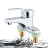 Bathroom Sink Faucets Copper Double Hole Installation Wash Basin Faucet And Cold Water Mixer Single Handle Tap