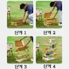 Camp Furniture Camping Folding Wood Table Shelf Multi-Layer Storage Rack Outdoor Garden Picnic Desk Foldable Barbecue Shoe