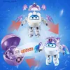 Action Toy Figures Super Wings S6 5 Inches Transforming Astra Ball - High -Tech Power Robots Deformation till Airplane Action Figures Anime Kid Toys L240402