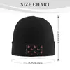 Boinas Gorra de punto de mariposa rosa para mujeres Skullies Gorrillos de otoño Sombreros de invierno Butterflies Aesthetic Melon Capá