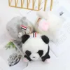 13cm kawaii hamster poulet panda lapin cache pigle cachette clés en peluche mignonne / dessin animé animal carbag pendentif girls girls cadeaux 240321