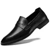 Casual Shoes 2024 Men Genuine Leather Formal Dress Business Loafers Designer Breathable Slip On Driving