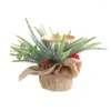 Kandelaars smeedijzeren kandelaar kerstboomhouder Red Berries Pinecone Candelabra Stand Table ornament Gift