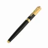 Jinhao 9009 Luxury Gold Rollerball Pen с бриллиантовым зажимом Smooth Metal Ballpoint для студенческих школьных принадлежностей