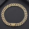 Неклеты Janekelly Color Gold 2 Colors 5a кубический циркония Cz Iced Out Bling Cuban Chain Hip Hop Bling Leg Chain Cusem Anklet L46