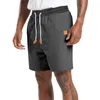 Shorts masculinos Summer String String Soly Pelided Skin European Casual Sports Trend