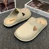 Slippers capa de cabeça meia Lady Lady Spring e Summer Simples confortável, pessoas preguiçosas preguiçosas usam impermeabilização lisa lisa