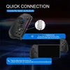 Игровые контроллеры джойстики Linyuvo KS42 Joypad Wireless Controller для Switch Game Wake-Up Metal Joystick 6-осевой гироскоп Bluetooth Gaming Board Q240407