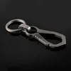 Keychains Lanyards New Top Titanium Alloy Key Chain Mini Opener Backpack Buckle Elastic Press Car Ring Best Gift Keychain Jewelry K3136 Q240403