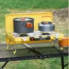 CASS KAVE BBQ Grill Outdoor Portable Forn Forn Forn Forn Camping Grill Camping Cass Gas Portable Barbecue BBQ Gril 240329