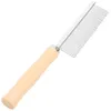 Appareils pour chiens Pet Cat Peigne en bois Handle de peigne à un seul rang