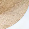 ワイドブリム帽子バケツフィリピン宝石手織りジャズトップストローハット春の夏の光草太陽