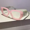 2024Sunglasses kammpt büyük boy düzensiz gözlükler şık şeker renk jant mavi ışık engelleme gözlük modaya uygun marka tasarım bilgisayar gözlükleri bayanlar iyi