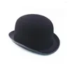 Bérets Fashion British Hat Wide Brim Cap Bonnet pour hommes Angleterre sentait le jazz femmes chapeaux pour femmes