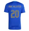 2024 2025 Euro Cup Argentina Soccer Jerseys Messis 24 25 Fans Player Version Mac Allister Dybala Di Maria Martinez de Paul Maradona Child Kids Kit Men Football Shirt