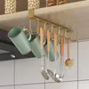 Hooks Multifunctional Double-Row Hanging Holder Kitchen Cupboard Under Shelf Mug Cup Hanger Hook Rack Utensils Organizer