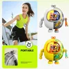 Figurine decorative Mini Mech Pocket Fan Backpack Keechchain USB Carica