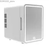 Freezer 4L mini mirror refrigerator beauty and skincare refrigerator heated and cooled beauty refrigerator car mini refrigerator Y240407