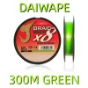 Линии Daiwape 500M Japan Pe Line Color Green PE Rishing Line Subline Морская рыбацкая лодка Рыбалка Сильное напряжение