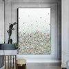 Raamstickers vlinder bloem privacy film lijmvrije decoratieve glazen bedekking statische huishoud tint frosted for home