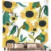 Tapestries Wall Art Tapestry Tapestry Interior Sunflower Painting Decor voor kamerdecoratie wallpapers jaar esthetisch huis y2k