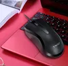 Muizen Nieuw beroep Wired Silent Mouse 3 -knoppen 1200 DPI USB Computer Mouse Gamer muizen Ergonomie Ontwerp voor pc -laptopkantoor Y240407