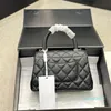 Designer bag Fashion bags Leather diamond lattice check chain bag temperament handbag clutch bag Fashionable casual style