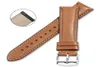 Genuine Leather Calf Leather Watch Strap Watch Band with Silver Pin Buckle 18mm 20mm 22mm3350770