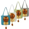 Cat Carriers Lion Pet Shoulder Bag Kitten And Dog Canvas Djustable Carrier Tote Pouch Backpack Mochila Para Gatos Transporte
