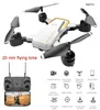 Eboyu güncellenmiş LF609S 24GHz 4Ch Fold Rc Drone 4K WiFi FPV Kamera Yüksekliği Headless Modu Bir Anahtar Dönüş RC Quadcopter RTF2831304