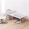 ABS Extensible Shoe Rack Storage Shelf Organizer Holder Under Sink Cabinet Household 240329