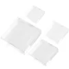 Decorative Plates 4 Pcs Display Stand Acrylic Jewelry Block Trinket Cosmetics Blocks Booth Holder