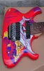 Anniversary Limited Edition Rare Joe Satriani Red Guitar Electric Guitar Paint Top Floyd Rose Tremolo Bridge Chrome Hardware6508283