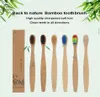 7 colori Testa Bamboo Sprofondanza da denti Naturale Hand Ruolo Rainbow Rainbow Colorate Brisote Morbenti Ambiente 8408332