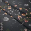 Tapestries maan fase tapijtwand hangende stoffen slaapkamer achtergrond botanische bloembloem tapijten thuisdecoratie