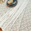 Tableau nordique en dentelle blanche rétro crochet dinging café tap canapé-lit de réfrigérateur MF595