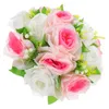 Decorative Flowers Bedroom Decore Wedding Flower Ball Fake Rose Household Livingroom Centerpiece Balls Showcase Plastic Delicate