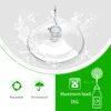 Hooks 6Pcs Clear Suction Cup Large Cups With Stainless Steel Reusable Hanging Hook For Kitchen Bathroom Window