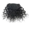 Kurzer Afro Kinky Curly Pons Curly Human Hair Pony für schwarze Frauen Clip in den Haarflügeln Brasilianisches menschliches Haar Nicht-Remei 240403