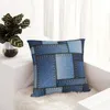 Oreiller denim patchwork jet de luxe couvercle canapé s de Noël décorations 2024