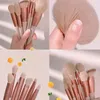 13/8pcs Makeup Brushes Pro Green Brush Set Powder Eyeshadow Mélanger Eyeliner Eyellash Making Up Beauty Beauty Cosmestic Bross