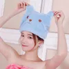 Towel Magic Microfiber Shower Cap Embroidery Bath Hats Dry Hair Quick Drying Soft For Lady Turban Head Towels