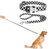 Hundehalsbänder Leinen Halshälfte Haustier Custom -Typenschild ID Personalisiert für kleine Katzenpuppen Medium große Hunde