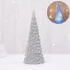 Party Decoration Christmas Tree Desktop Colorful Acrylic Led Battery Operated Holiday Home Festive Gift